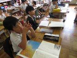 3年生国語の授業
