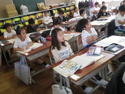 1年生道徳の授業