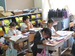 1年生道徳の授業