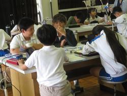 4年生理科の授業