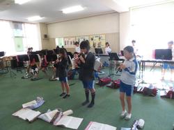 4年生音楽の授業