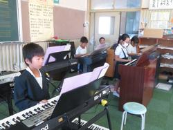 1年生音楽の授業