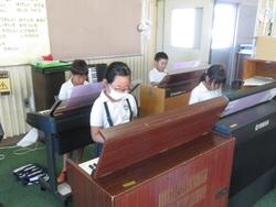 1年生音楽の授業