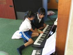 1年生音楽の授業