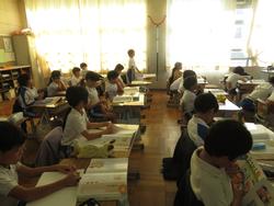 3年生道徳の授業