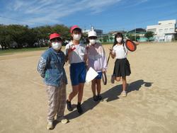 紅白対抗ドッジビー大会（1年生）