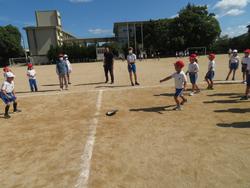 紅白対抗ドッジビー大会（1年生）