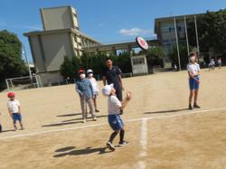 紅白対抗ドッジビー大会（1年生）