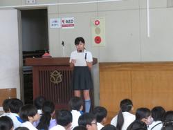 第2回児童集会の様子