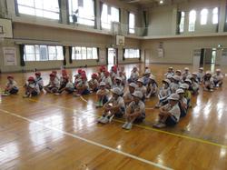 紅白対抗ドッジビー大会（4年生）