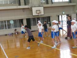 紅白対抗ドッジビー大会（4年生）