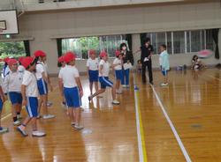 紅白対抗ドッジビー大会（4年生）