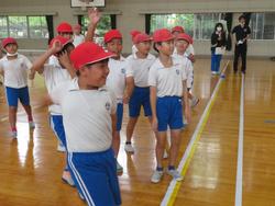 紅白対抗ドッジビー大会（4年生）