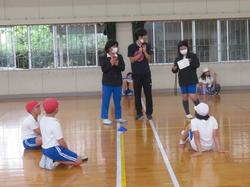 紅白対抗ドッジビー大会（4年生）