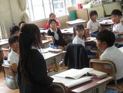 1年生国語の授業