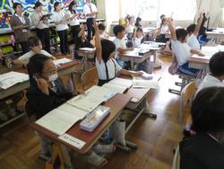 1年生国語の授業
