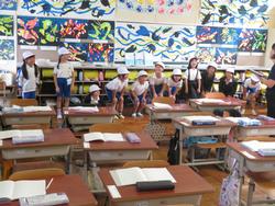 1年生国語の授業