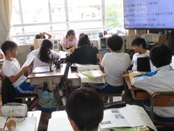 4年生社会の授業