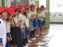 1年生国語の研究授業の様子
