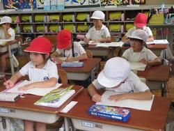 1年生国語の研究授業の様子