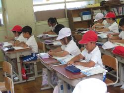 1年生国語の研究授業の様子
