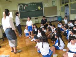 多文化共生教育出前授業の様子