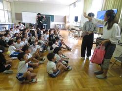 多文化共生教育出前授業の様子