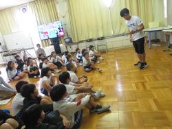 創立150周年記念劇の練習前打ち合わせ