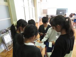 創立150周年記念劇の練習前打ち合わせ