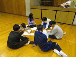 班会議の様子