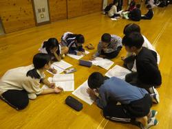 班会議の様子