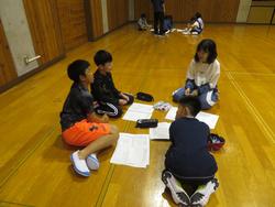 班会議の様子