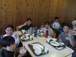 朝食の準備