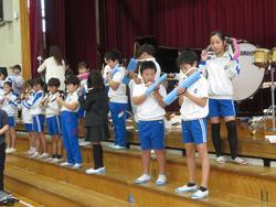 4年生音楽会の練習