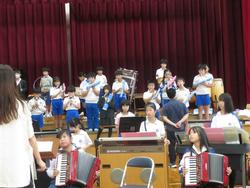 4年生音楽会の練習