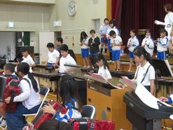 4年生音楽会の練習