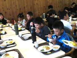 4日目の朝食の様子