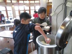 4日目の朝食の様子