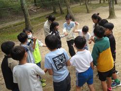 冒険プログラム（2組）の様子
