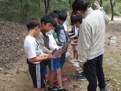 冒険プログラム（2組）の様子