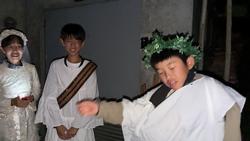 キャンプファイヤーの様子