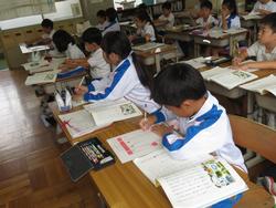 2年生国語の授業の様子