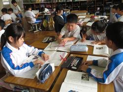 2年生国語の授業の様子