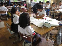 2年生国語の授業の様子
