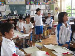 2年生国語の授業の様子