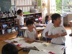 2年生国語の授業の様子