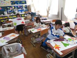 1年生図工の授業