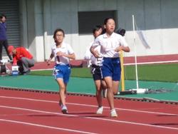 北播地区小学校陸上競技記録会の様子