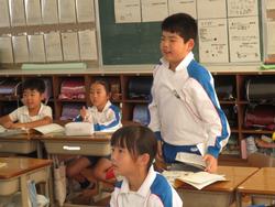 2年生国語の授業
