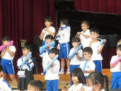 1年生音楽会の練習